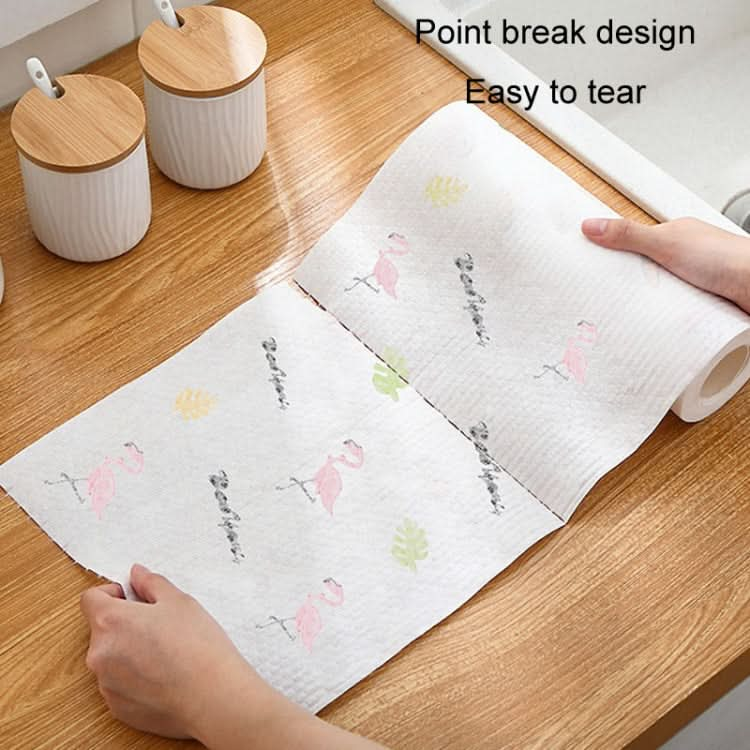 Thickened Disposable Dishwashing Cloth Rag Wet And Dry Oil-absorbing Kitchen Paper Reluova