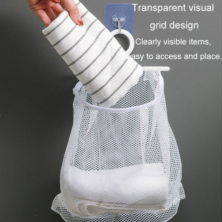 Wall Hanging Storage Bag Drying Underwear Mesh Pocket Cosmetic Storage Hanging Bag My Store