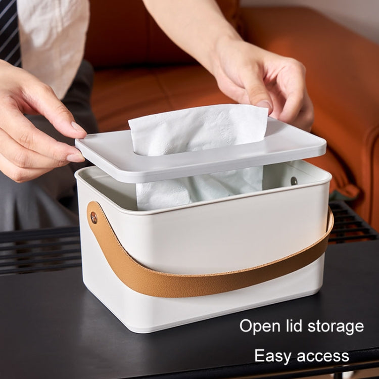 Portable Home Tissue Box Coffee Table Restaurant Desktop Napkin Storage Box My Store