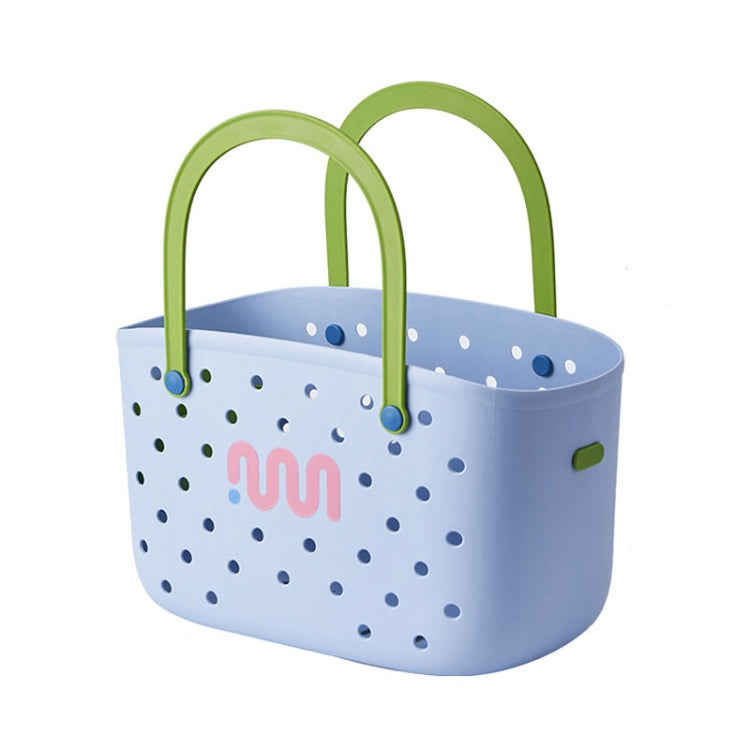 Dopamine Portable Bathroom Storage Basket Household Drainable Vegetable Basket My Store