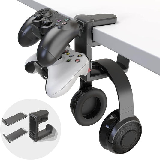 360 Degree Rotation Headset Bracket With Game Handle Organizer My Store