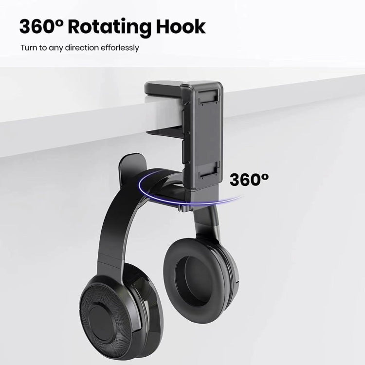 360 Degree Rotation Headset Bracket With Game Handle Organizer My Store