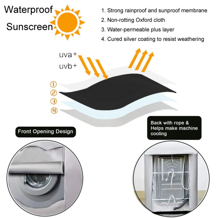 420D Roller Boiler Washing Machine Dustproof Cover Waterproof Sunproof Cover Cloth My Store