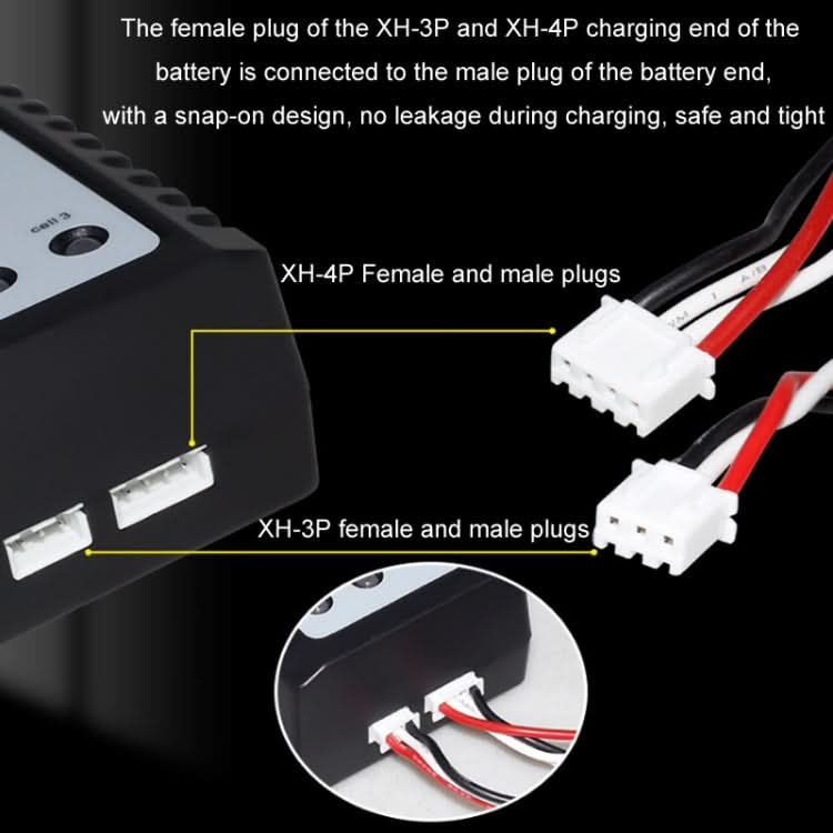 ImaxRC 7.4V/11.1V 2S/3S Model Aircraft Drone Lithium Battery Intelligent Balance Charger Reluova