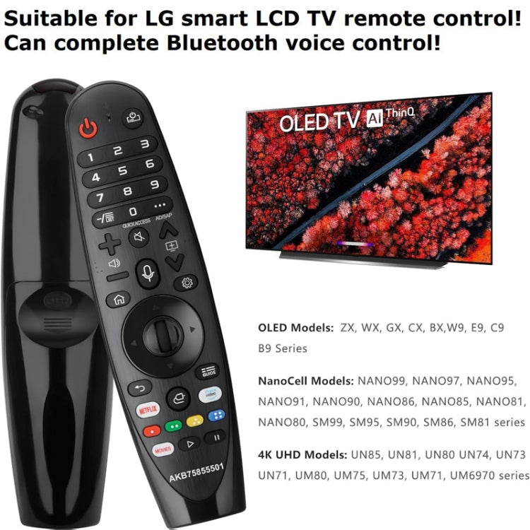 For LG TV Bluetooth Handheld Infrared Voice Multi-Function Remote Control - Reluova