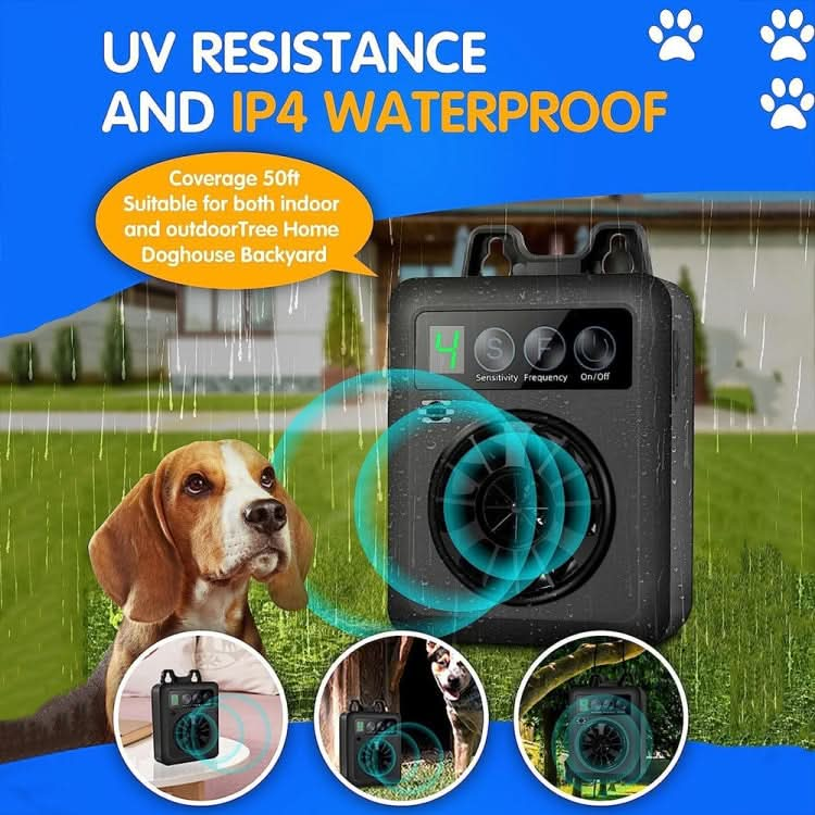 K6 Digital Display Intelligent Ultrasonic Barking Control Device Dog Training Device Repellent Device - Reluova