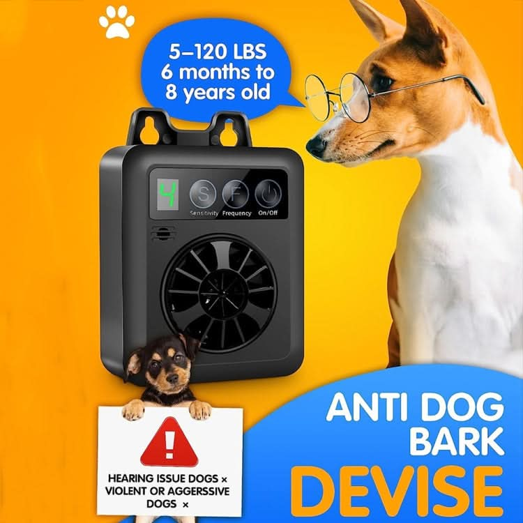 K6 Digital Display Intelligent Ultrasonic Barking Control Device Dog Training Device Repellent Device - Reluova