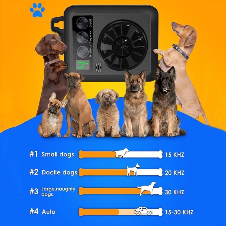 K6 Digital Display Intelligent Ultrasonic Barking Control Device Dog Training Device Repellent Device - Reluova