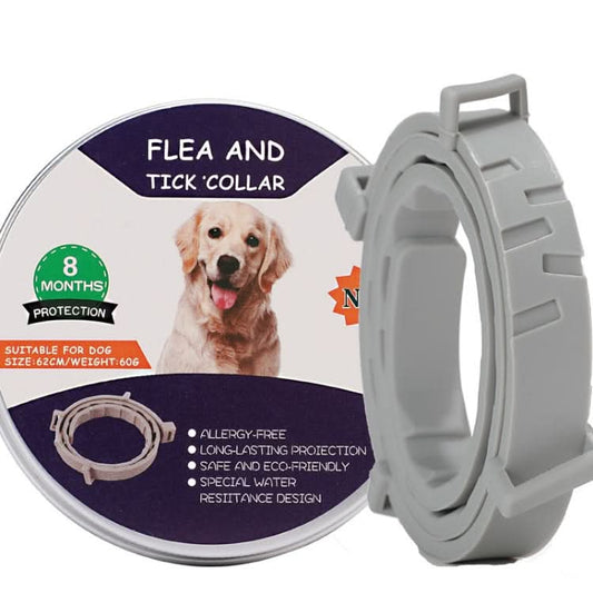 Flea and Tick Collar for Dogs Cats With Aluminum Case - Reluova