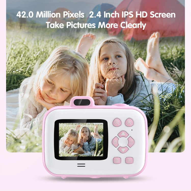 2.4-Inch Smart Digital Kids Thermal Printing Camera With Printing Paper - Reluova