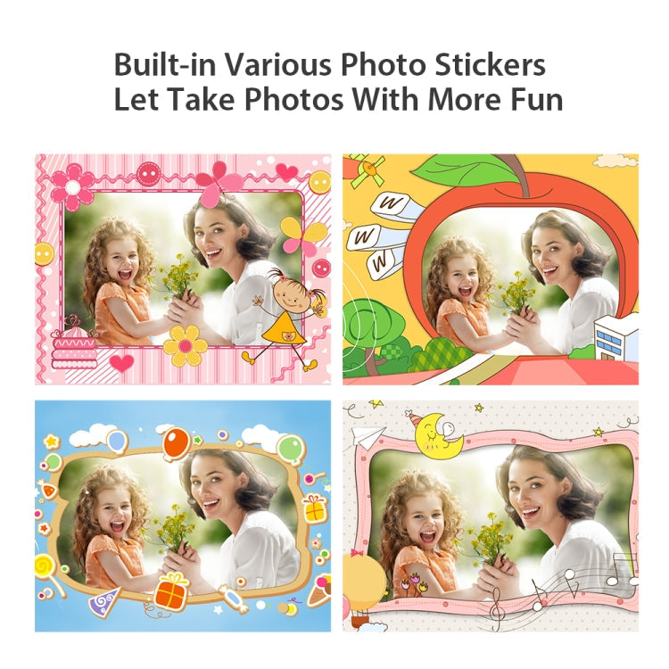 2.4-Inch Smart Digital Kids Thermal Printing Camera With Printing Paper-Reluova