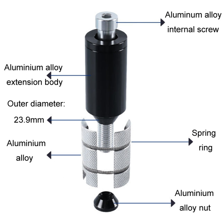 Bicycle Hidden Handlebar Lifter Mountain Bike Handlebar Riser Fork Tap Reluova