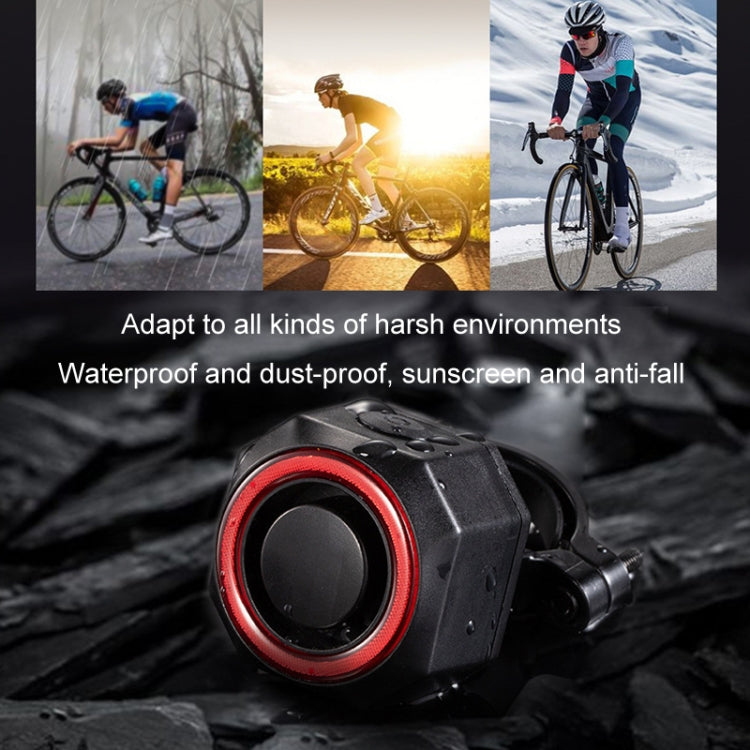 Bicycle Smart Taillight Anti-theft Alarm Brake Warning Light Reluova