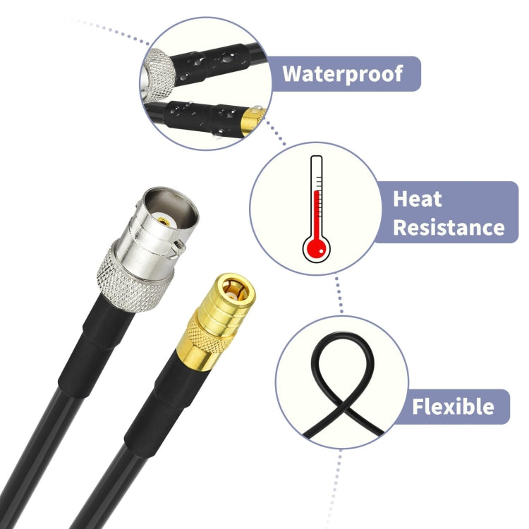 BNC Female To SMB Male RG174 Coaxial Cable