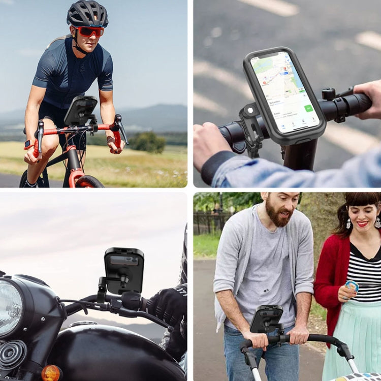 Waterproof Motorcycle Bicycle Cell Phone Holder 360 Rotating Riding Navigation Holder ÎҵÄÉ̵ê