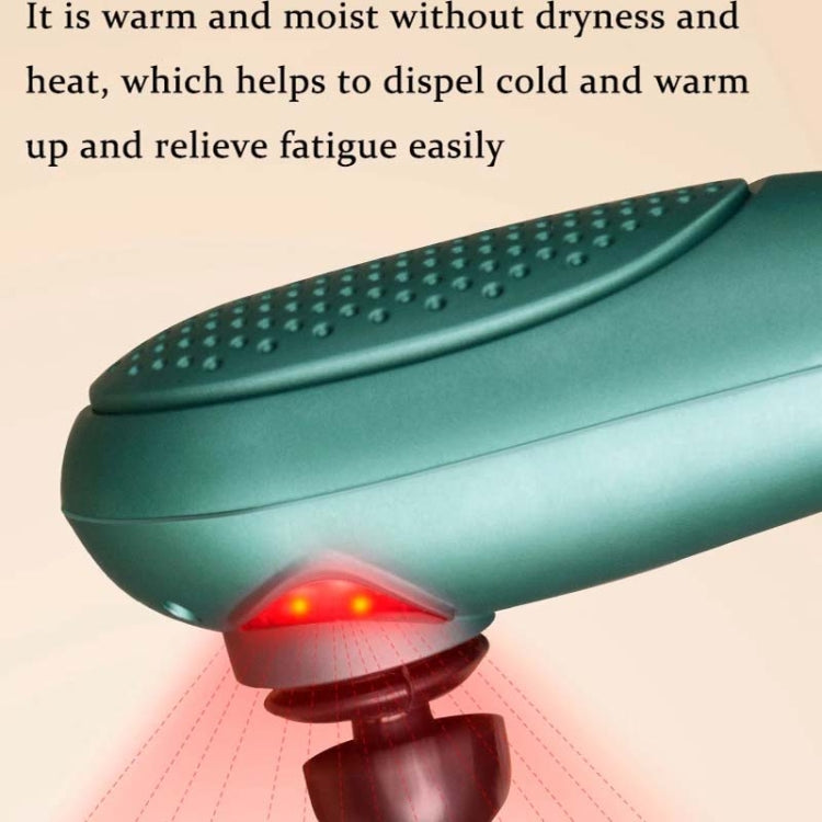 6 In 1 Handheld Body Massager 15 Modes Heating Vibration Massage Stick(Green)-Reluova