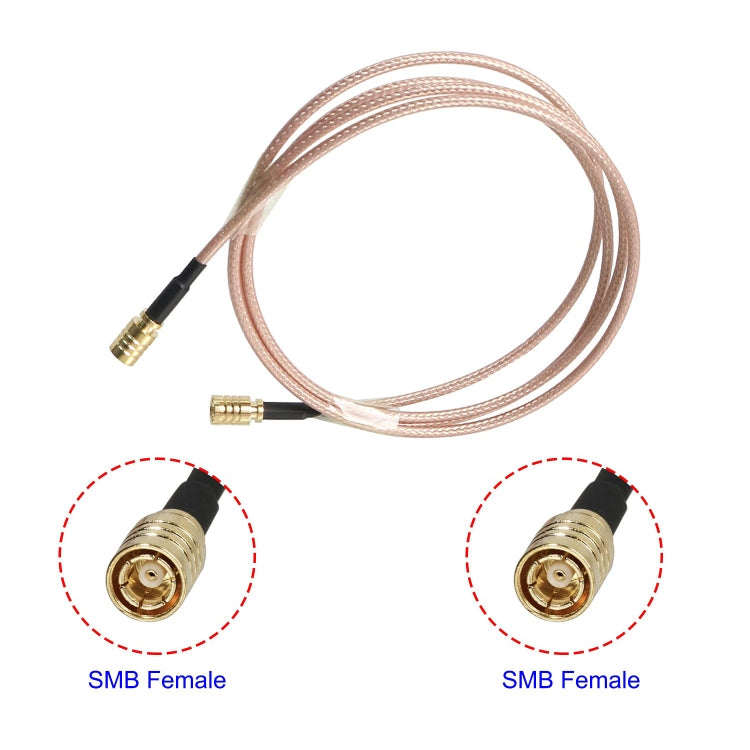 SMB Female To SMB Female RG316 Coaxial Cable Jumper