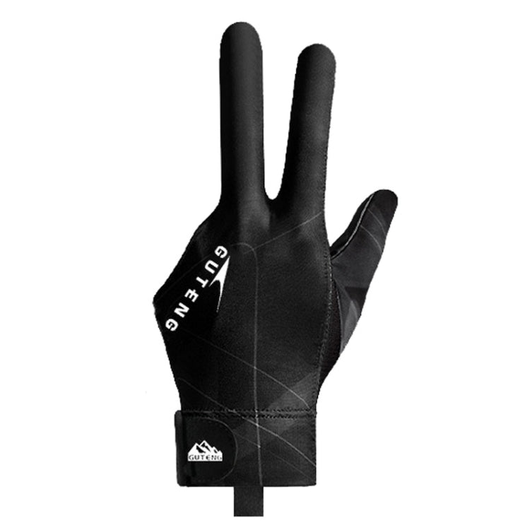 GUTENG Three Finger Thin Breathable Wear-Resistant Non-Slip Snooker Billiard Gloves Reluova