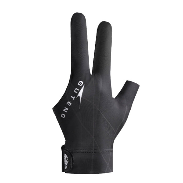 GUTENG Three Finger Thin Breathable Wear-Resistant Non-Slip Snooker Billiard Gloves Reluova