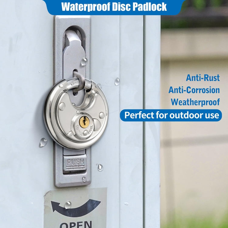 Household Anti-Theft Rust-Proof And Waterproof Pure Copper Core Round Padlock My Store