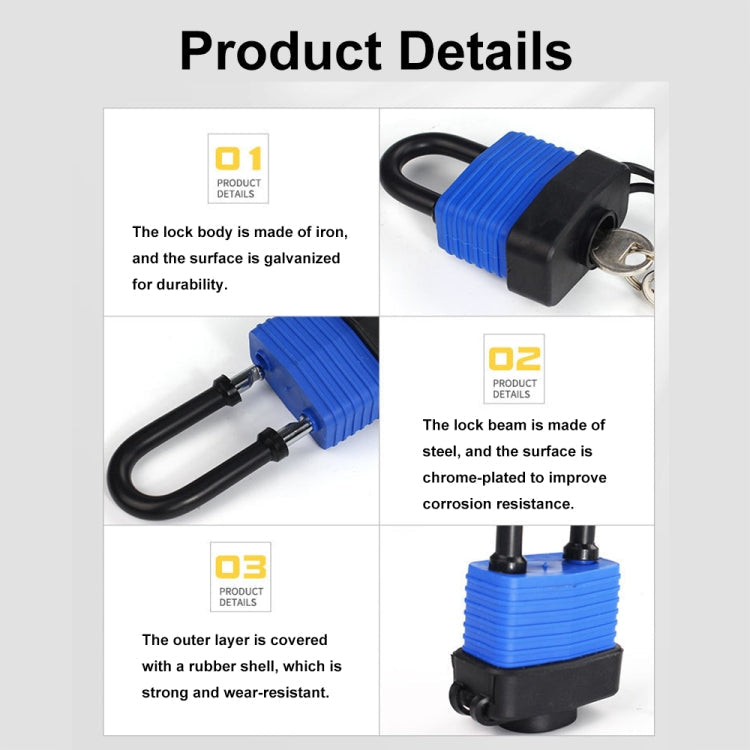 Industrial Safety Dustproof and Anti-theft Padlock Waterproof Insulation Lock My Store