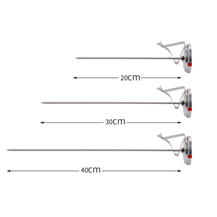 Stainless Steel Thermometer with Pot Clip for Frying, Cooking, Turkey, Food, Milk Reluova