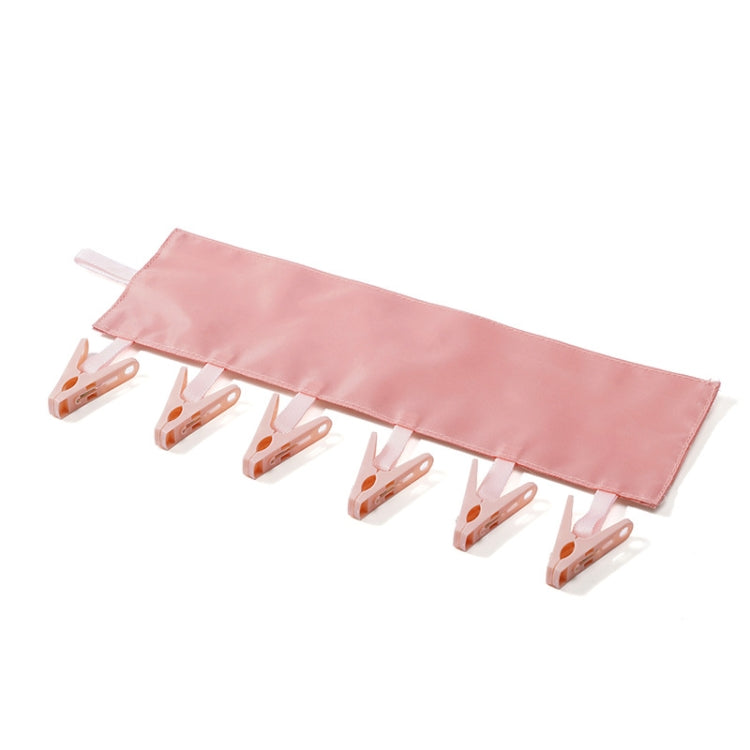 Multi Clip Portable Fabric Clothes Hanger Multifunctional Folding Fabric Clothes Clip Hangers