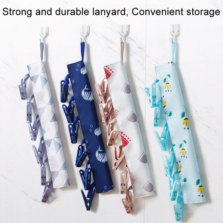 Multi Clip Portable Fabric Clothes Hanger Multifunctional Folding Fabric Clothes Clip Hangers