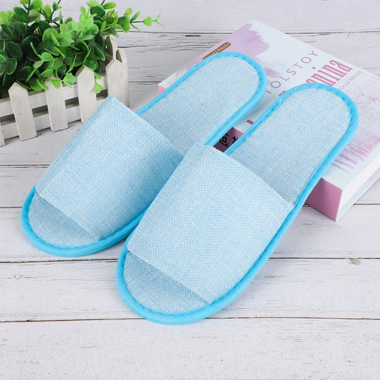 Disposable Linen Slippers Guesthouse Hotel Beauty Salon Home Anti-slip Slippers