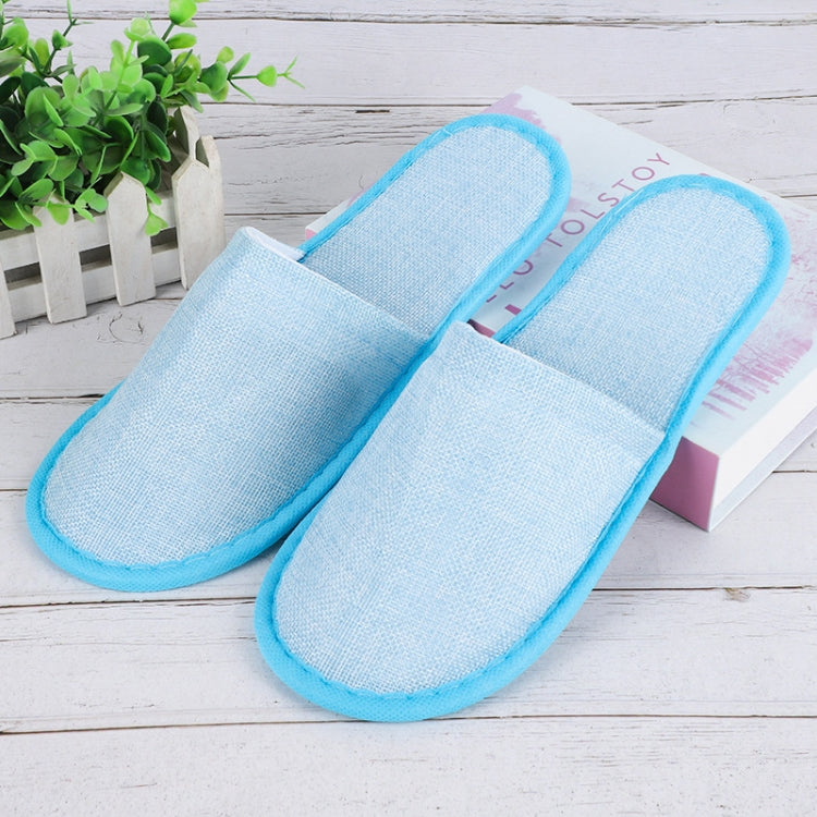 Disposable Linen Slippers Guesthouse Hotel Beauty Salon Home Anti-slip Slippers