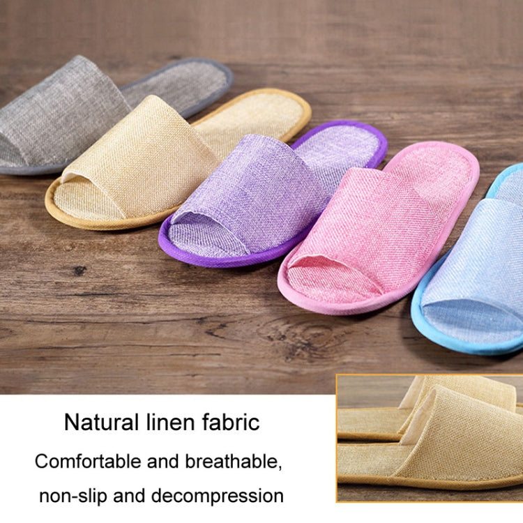 Disposable Linen Slippers Guesthouse Hotel Beauty Salon Home Anti-slip Slippers My Store