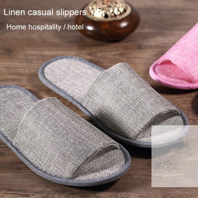 Disposable Linen Slippers Guesthouse Hotel Beauty Salon Home Anti-slip Slippers My Store