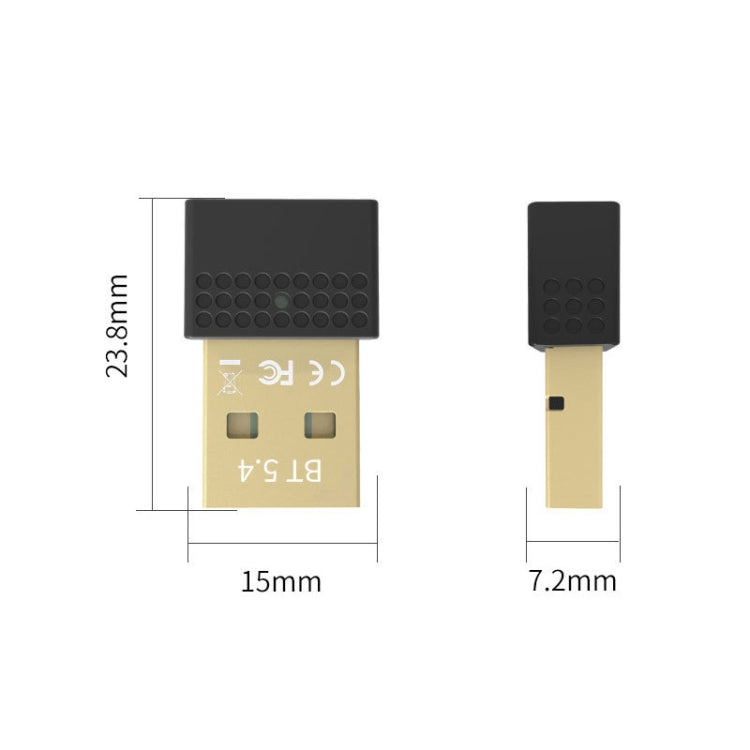 USB Bluetooth 5.4 Adapter Transmitter Receiver Bluetooth Audio PC Adapter