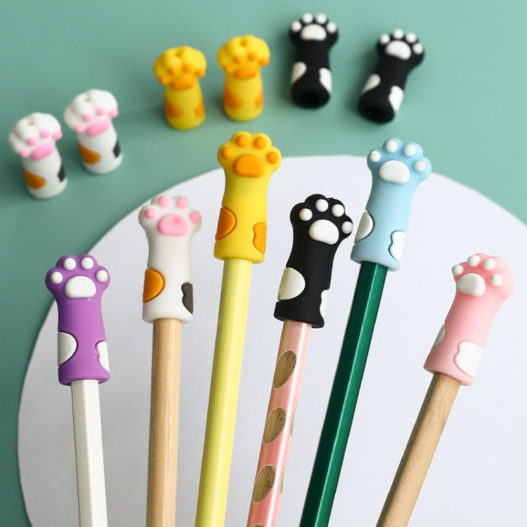 Cute Cats Paw Pencil Cap Student Cartoon Pencil Soft Silicone Protective Case My Store