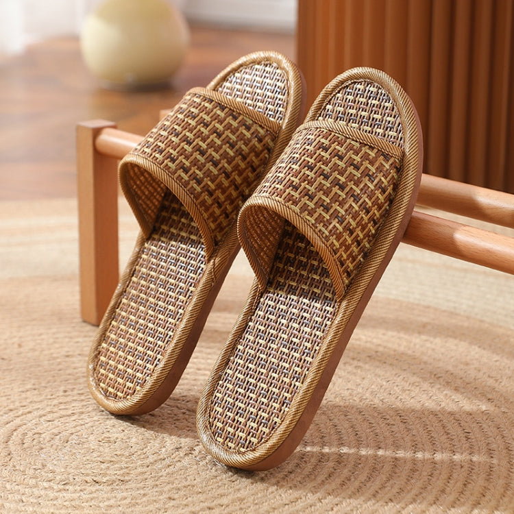 Linen Slippers Summer Couple Home Indoor Floor Rattan Grass Non-Slip Slippers My Store