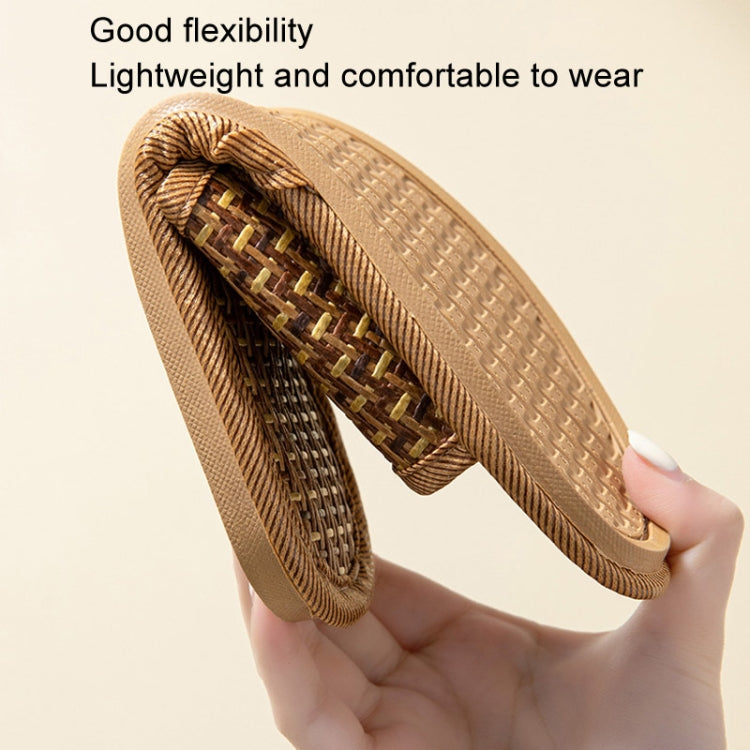 Linen Slippers Summer Couple Home Indoor Floor Rattan Grass Non-Slip Slippers My Store