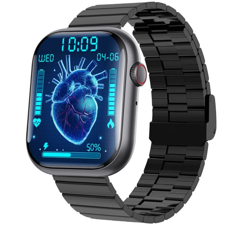 F70  2.1 Inch Screen Smart Watch With Blood Sugar/Blood Oxygen Monitoring /SOS Alarm/100+ Sports Modes