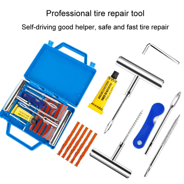 Car Tire Repair Tool Set Motorcycle Vacuum Tire Emergency Fast Repair Toolkit