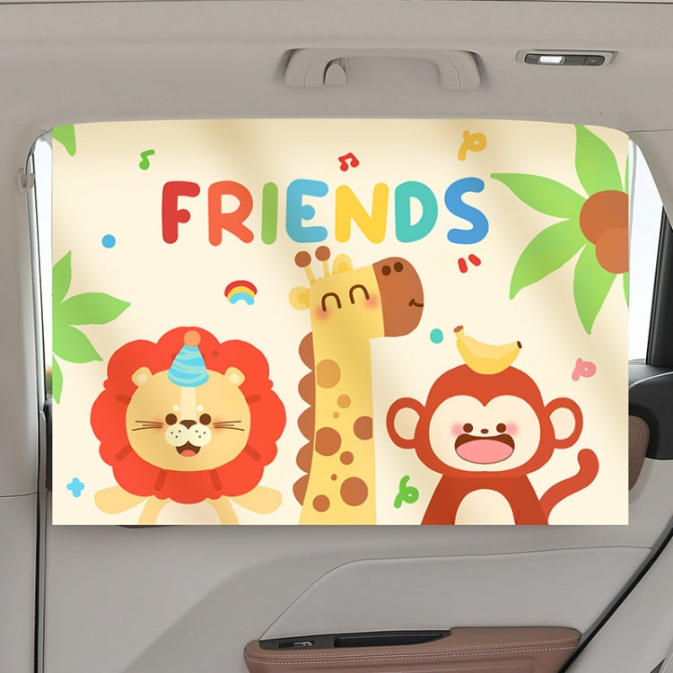 Suction Cup Car Sunshade Children Rear Side Window Insulation Sunscreen Cartoon Car Curtain ÎҵÄÉ̵ê