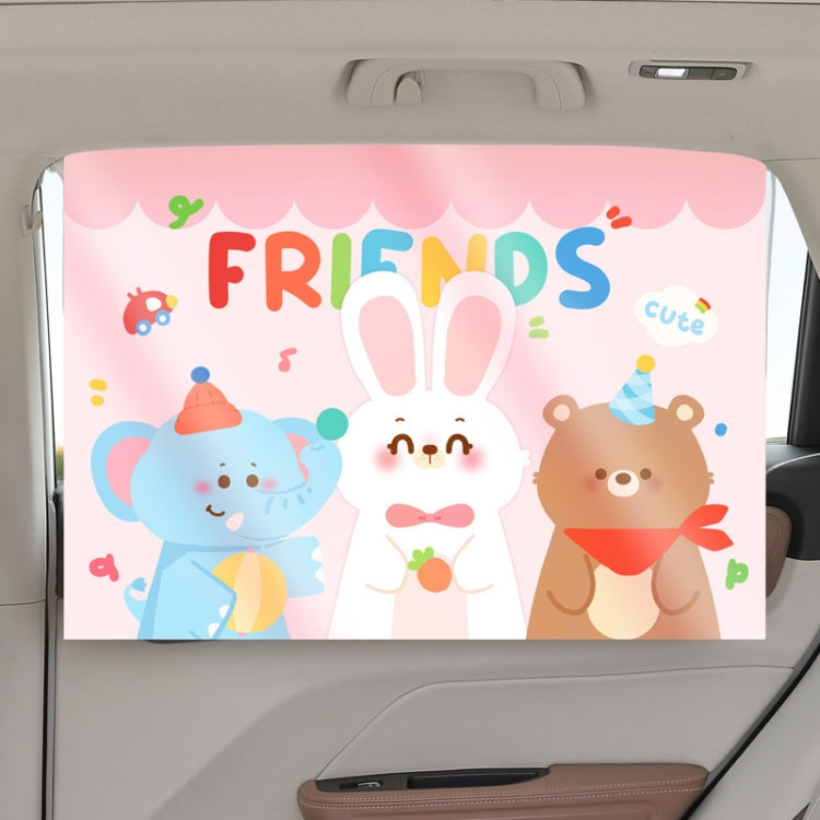 Suction Cup Car Sunshade Children Rear Side Window Insulation Sunscreen Cartoon Car Curtain ÎҵÄÉ̵ê