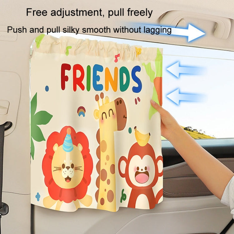 Suction Cup Car Sunshade Children Rear Side Window Insulation Sunscreen Cartoon Car Curtain ÎҵÄÉ̵ê