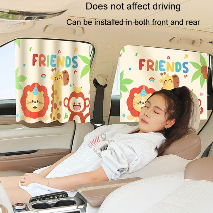 Suction Cup Car Sunshade Children Rear Side Window Insulation Sunscreen Cartoon Car Curtain ÎҵÄÉ̵ê