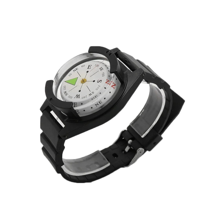 Silicone Strap Waterproof Portable Outdoor Wristwatch Style Compass Reluova