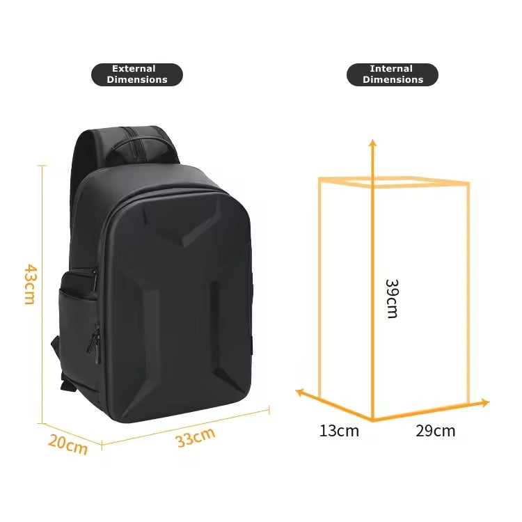 Cwatcun D129 EVA Hard Shell Camera Bag Anti-Knock DSLR Camera Digital Storage Bag