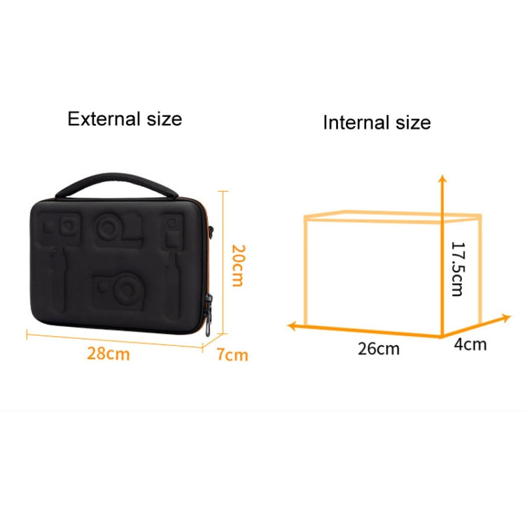 Cwatcun H91 Medium Sports Camera Case Portable Waterproof EVA Digital Camera Storage Bag My Store