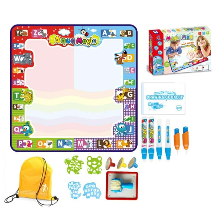 78x78cm Water Doodle Mat Writing Board Mat Magic Pen For Kids Reluova