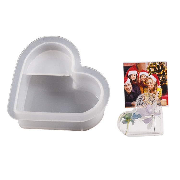 2pcs Business Card Holder Photo Clip Mold DIY Crystal Glue Resin Mold