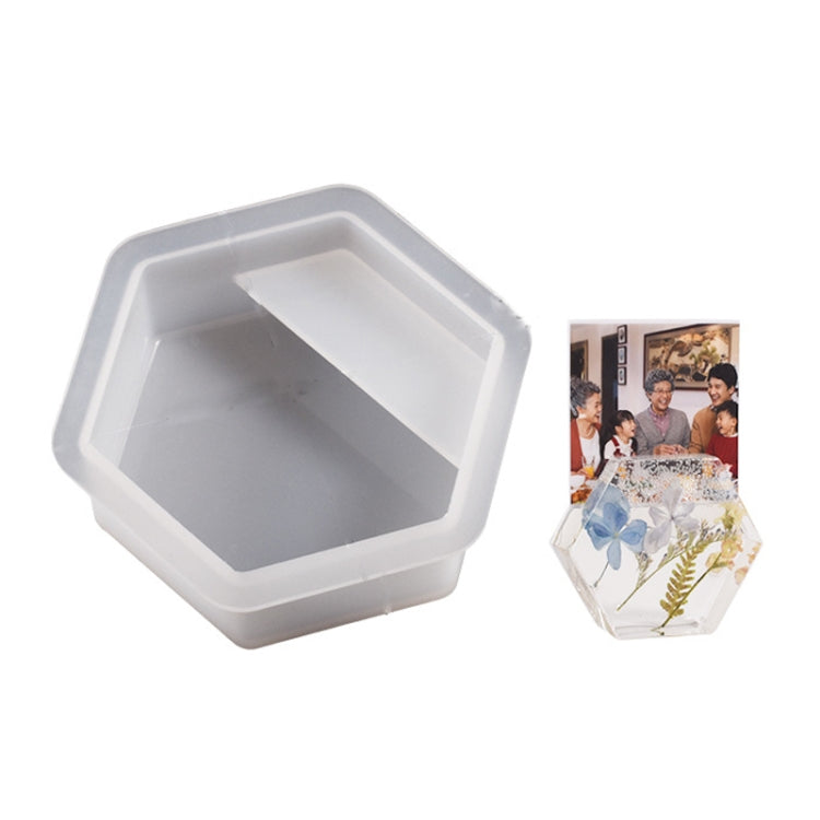 2pcs Business Card Holder Photo Clip Mold DIY Crystal Glue Resin Mold