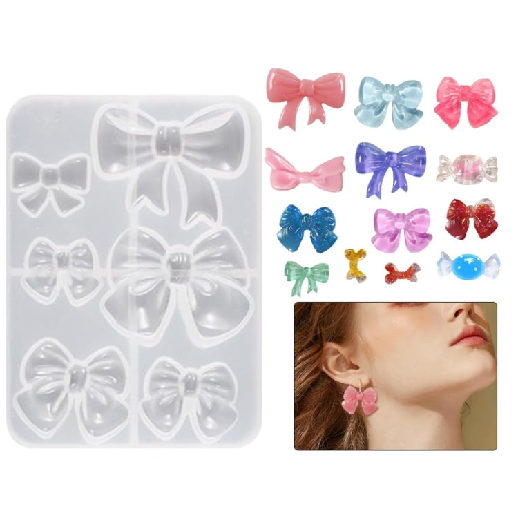 Bowknot Hairpin Jewelry Silicone Molds DIY Epoxy Resin Casting Mould My Store