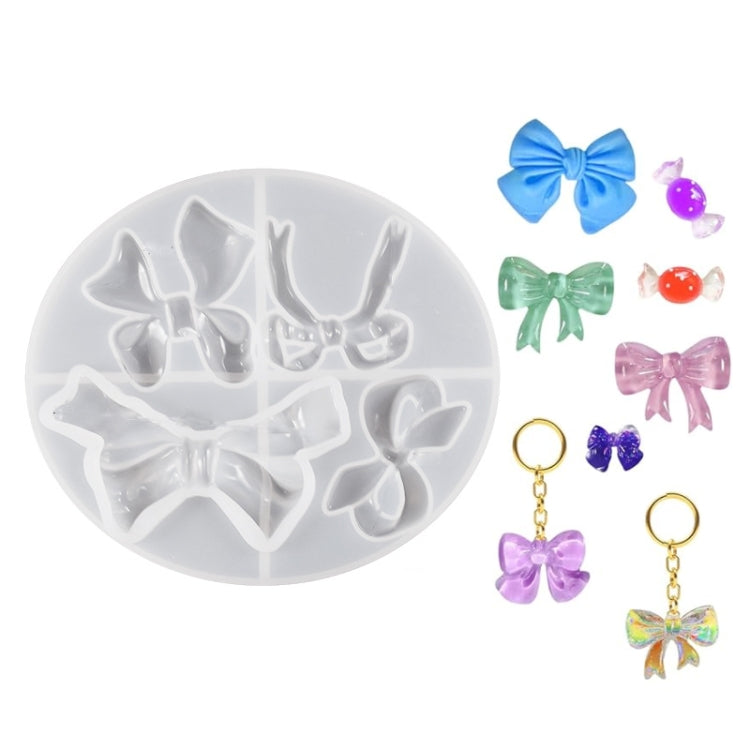 Bowknot Hairpin Jewelry Silicone Molds DIY Epoxy Resin Casting Mould